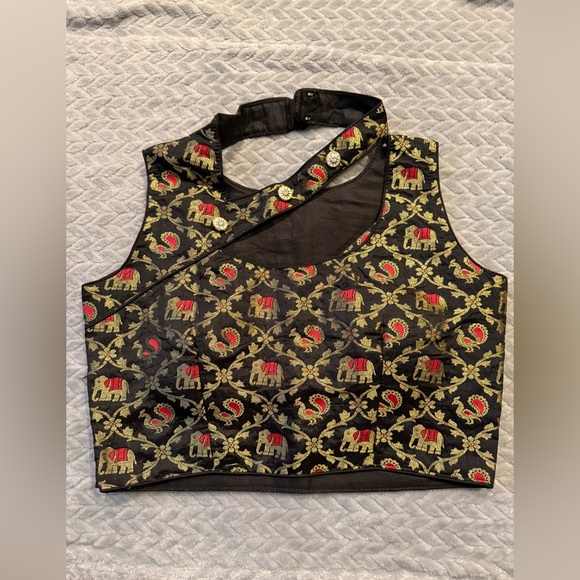 Gorgeous crafted Indian blouse/crop top for lehnga or saree - Picture 1 of 5